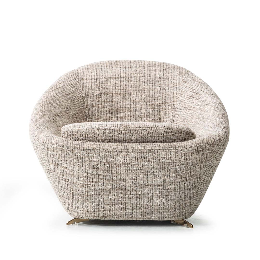 Alpha Lounge Chair Cotton Upholstery