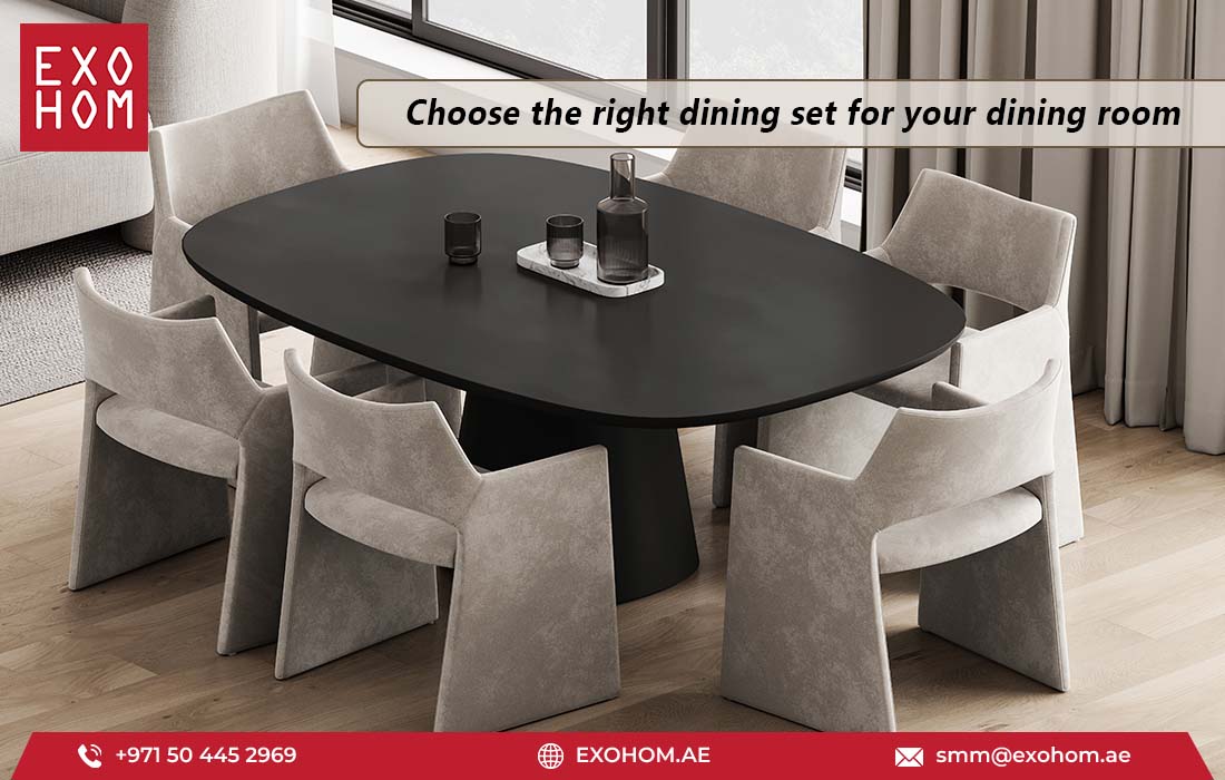 Choose the right dining set for your dining room
