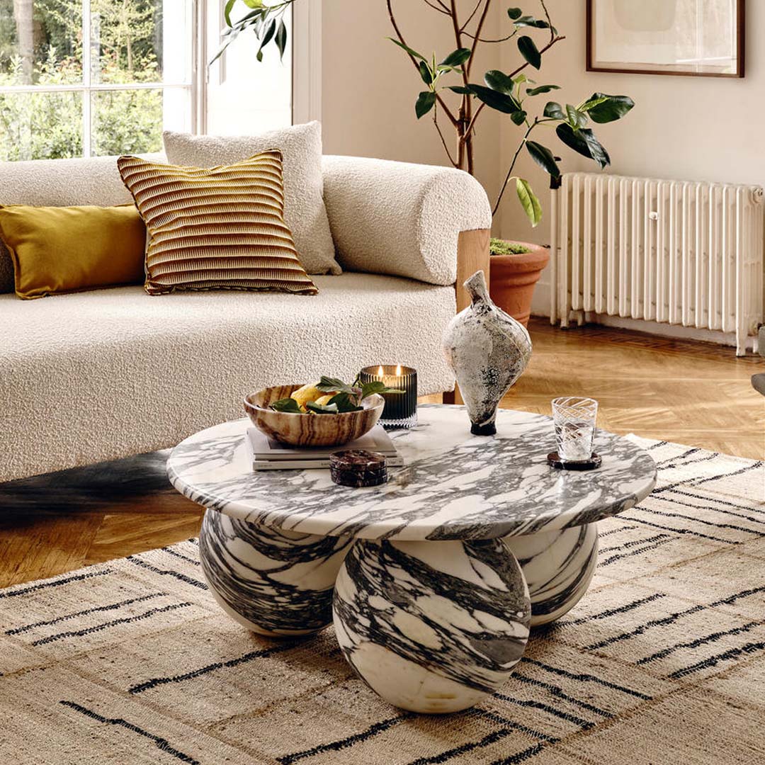 Olivo Round Marble Coffee Table