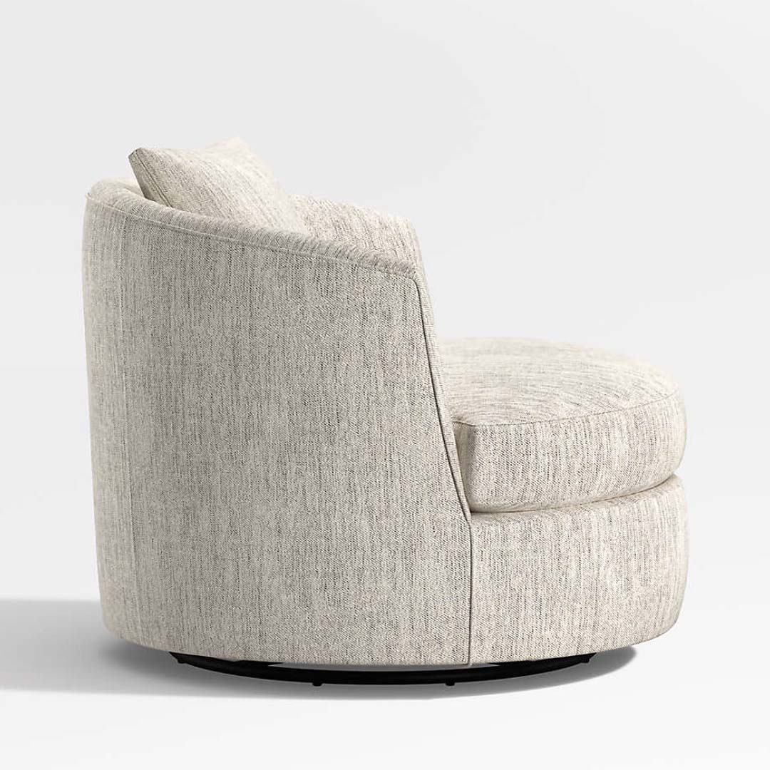 Alasia Swivel Armchair Without Arm 