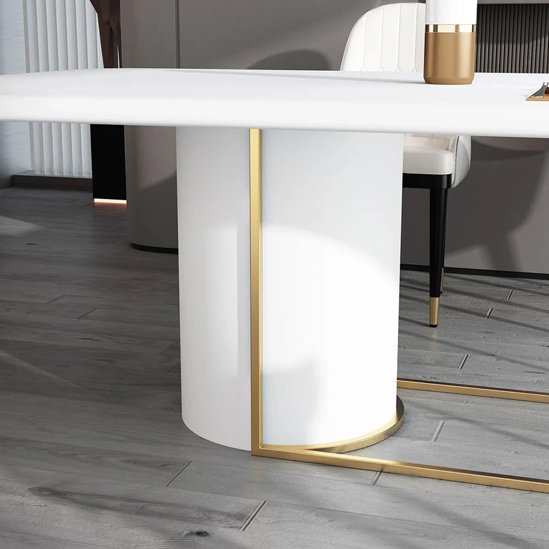 Freccia Designer Dining Table Elegant Base 