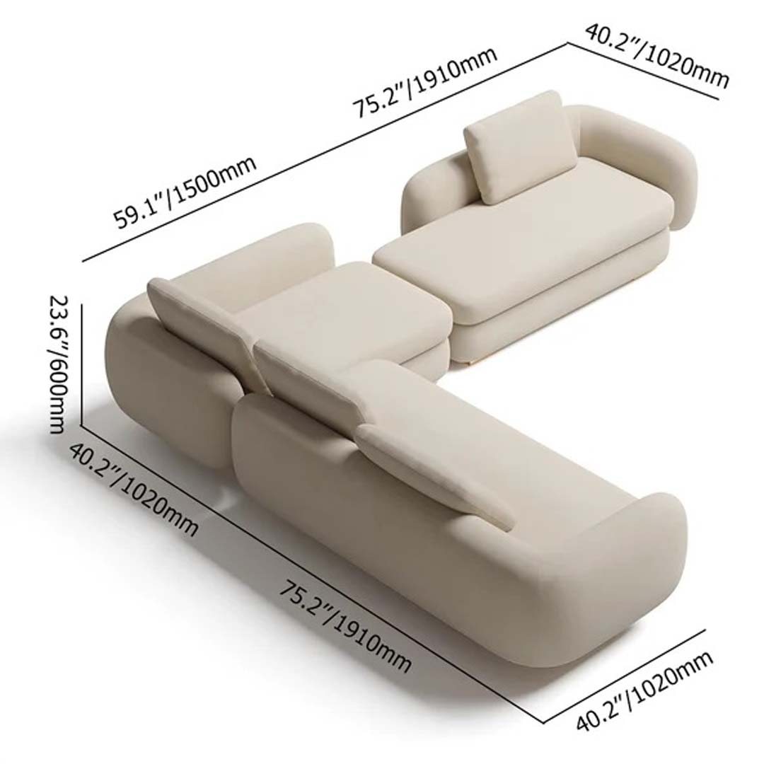 Al-Nair L Shape Modern Sofa