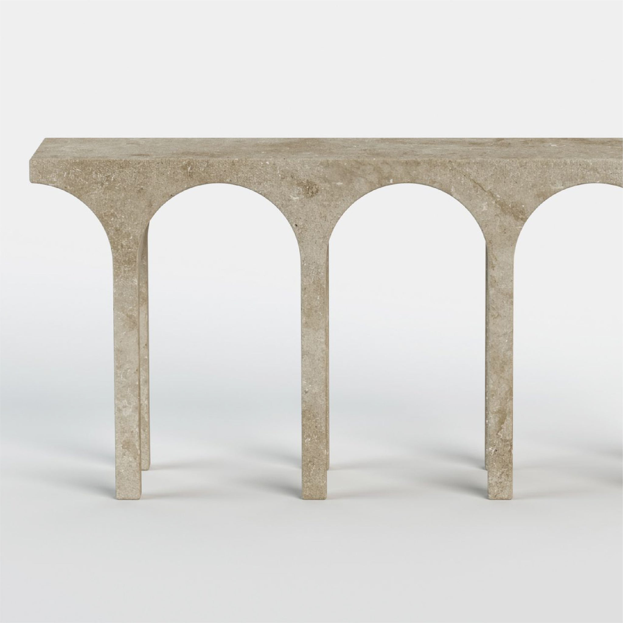 Galleria Natural Marble Console Table