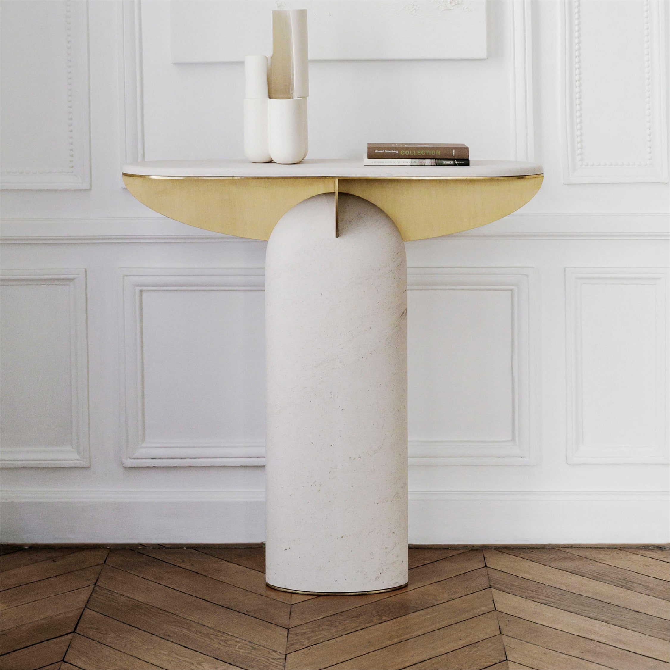 Imperial Limestone Console Table