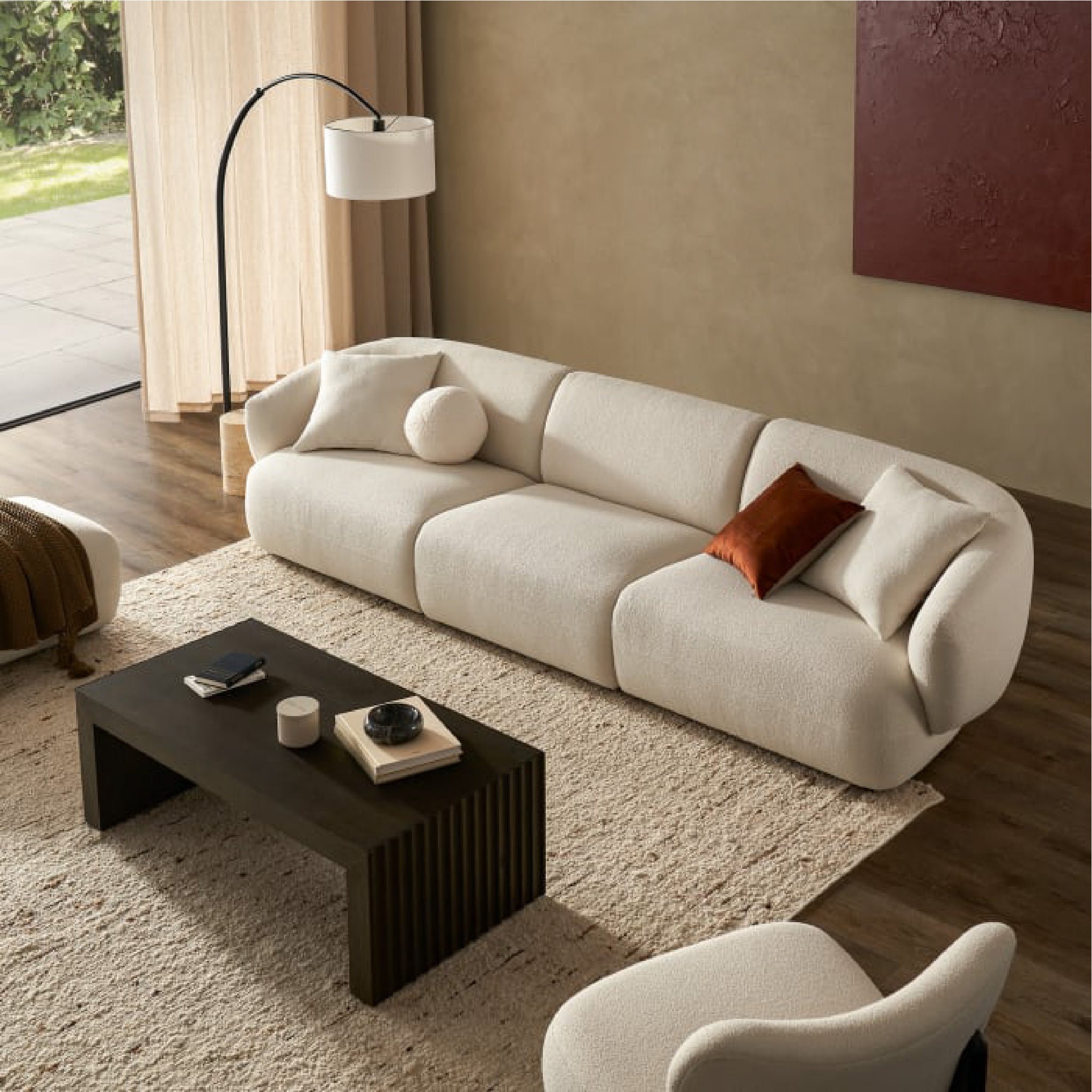 Maffiee Extended 3 seater sofa