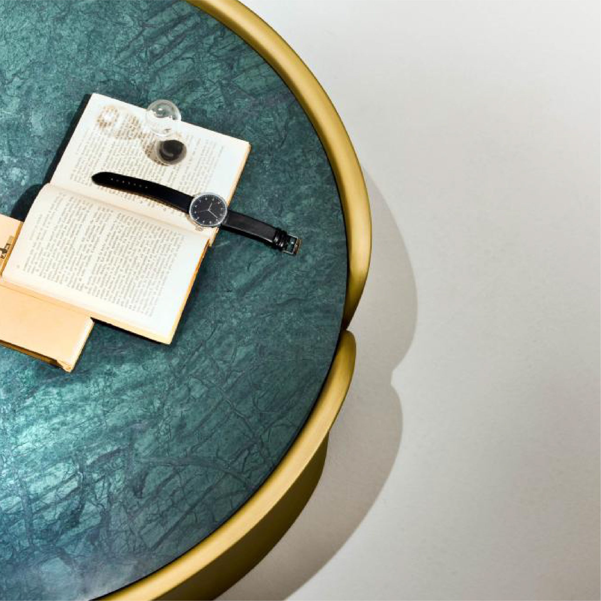 Messier Table Messier Coffee Table - Modern Design with Elegant Wooden Base | Exohom UAE