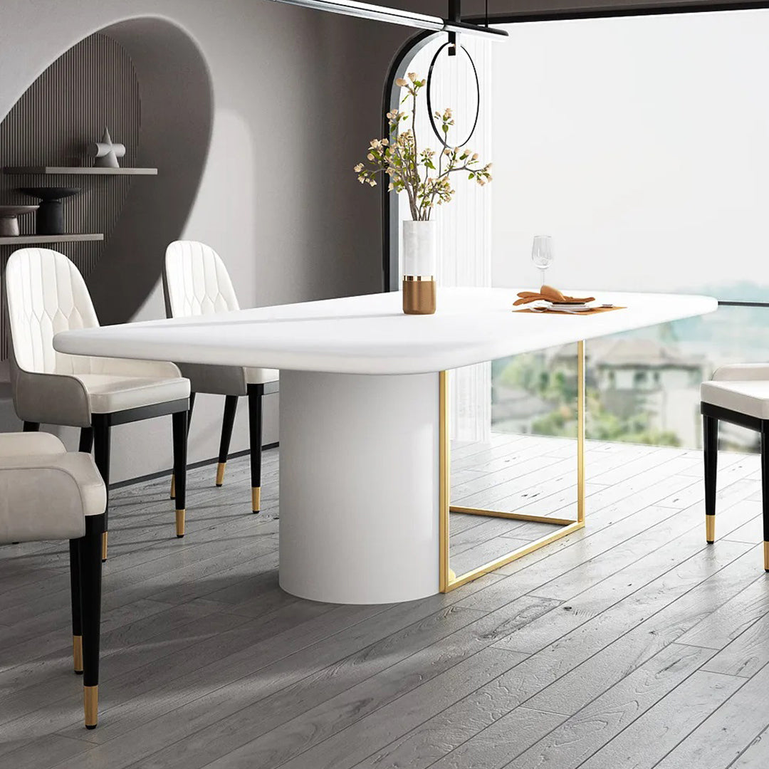 Freccia Designer Dining Table Front View
