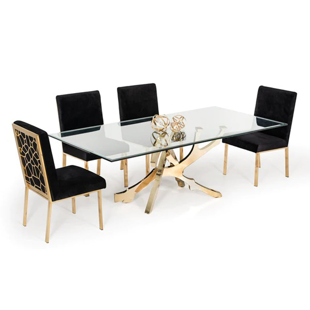 Wilma Designer Dining Table Top View