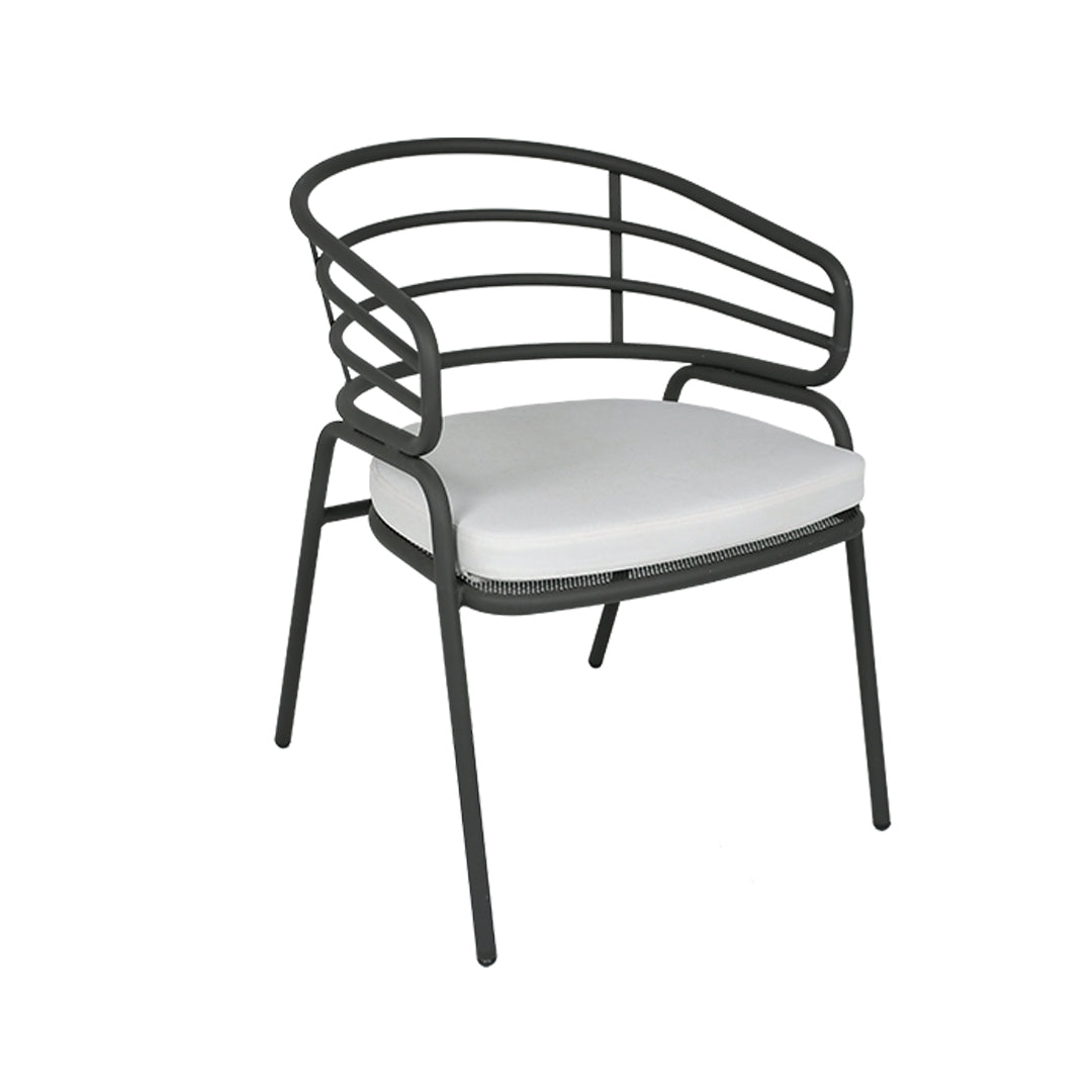 Bliss Plush Outdoor Chair Sleek Design