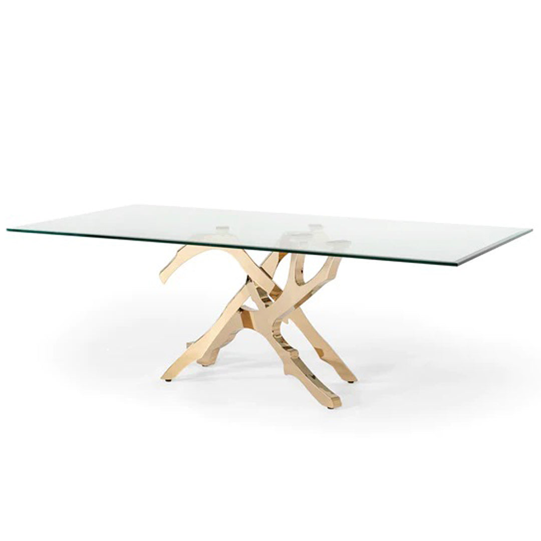 Wilma Designer Dining Table Side Look