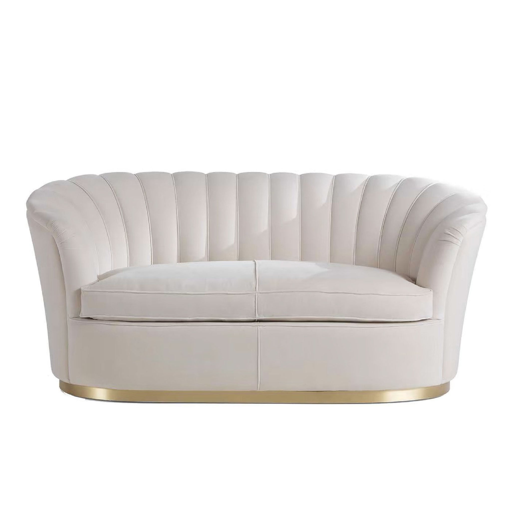 White Plush Designer Sofa
