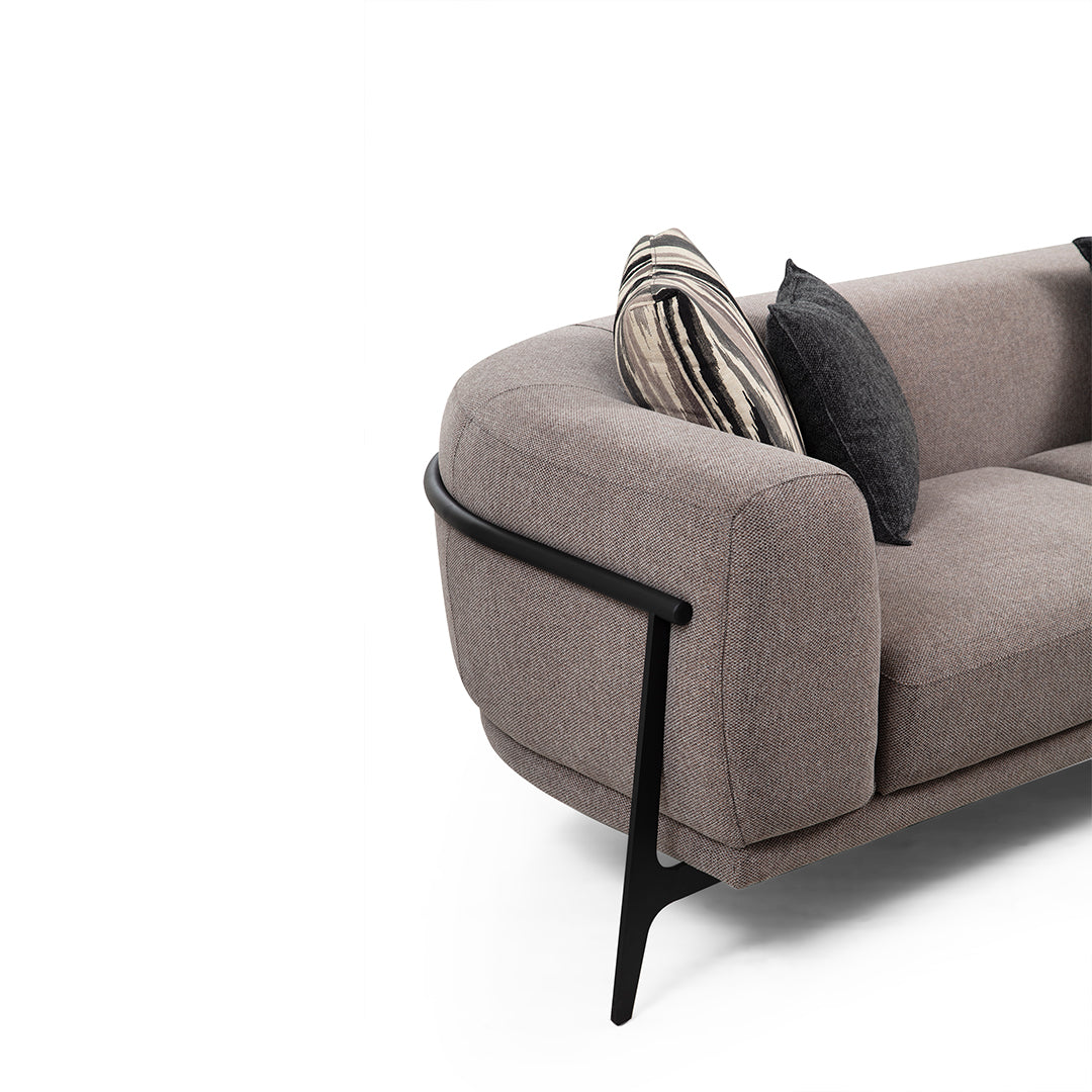 Cluster Corner Sofa Sidearm with metal support