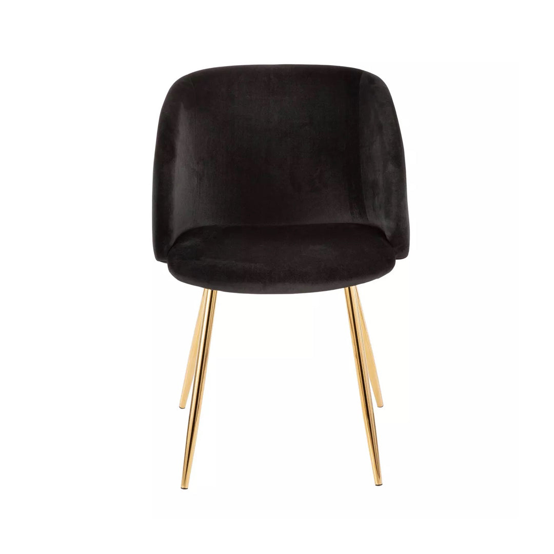 Black Rouche Designer Chair