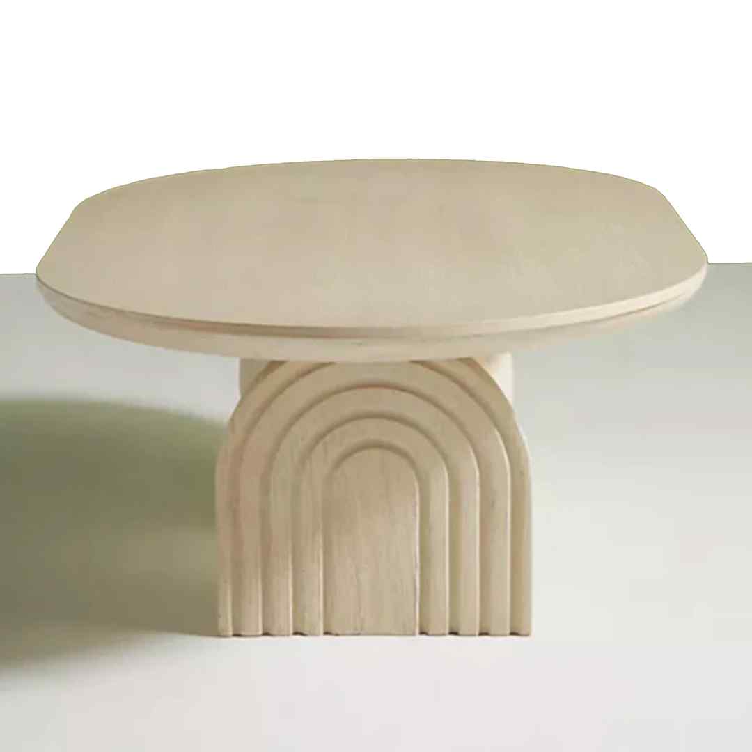 Sculptor Oval Coffee Table Front View