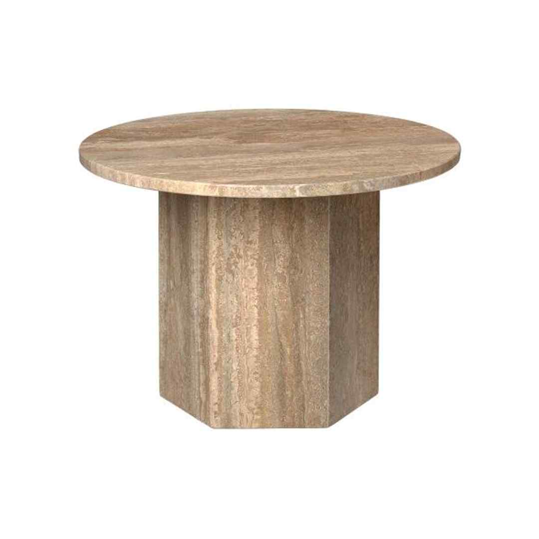 Sirius Hexagonal Side Table Brown Colour 