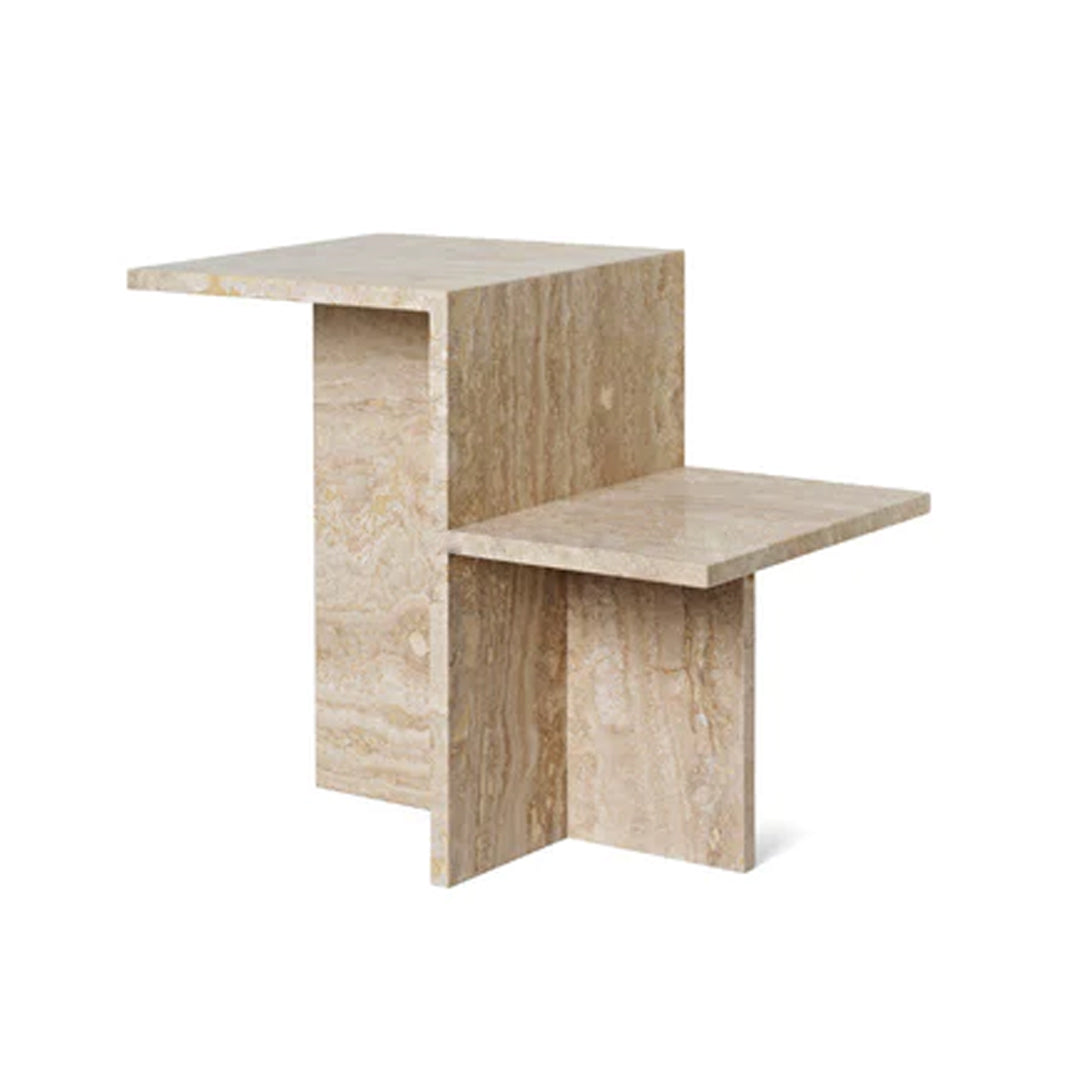 Melotte High Travertine Table