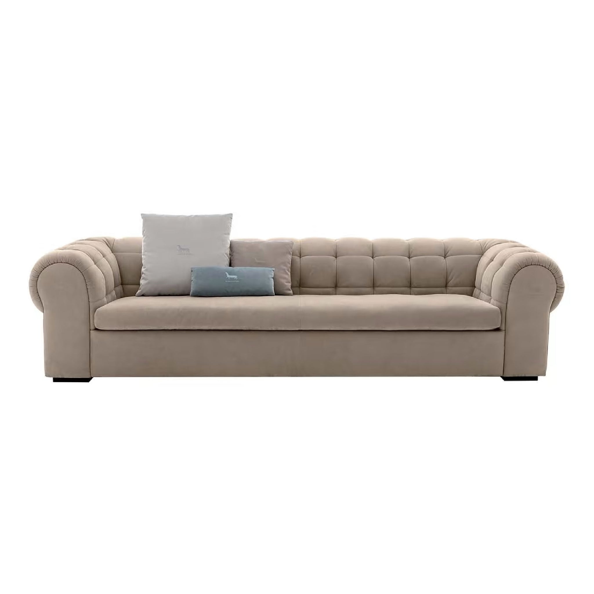 Viking Chesterfield Designer Sofa Front View